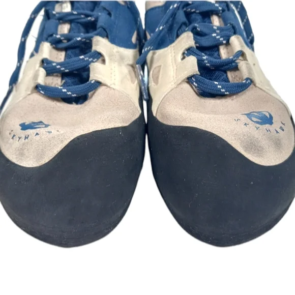 Women's Climbing Shoes - Blue and Cream - Picture 2 of 7